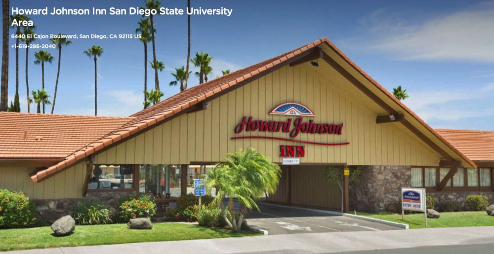 Howard Johnson University Inn - Sdsu - San Diego State University المظهر الخارجي الصورة